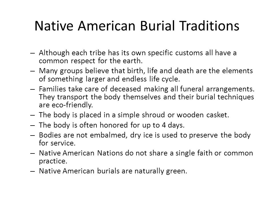 Native American Funeral Prayer