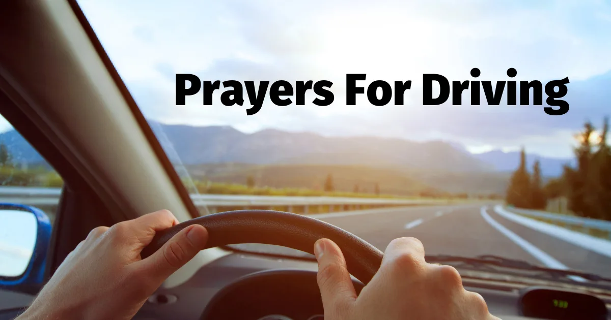 Prayer For Safe Driving